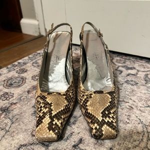 Snake Skin Italian Shoes